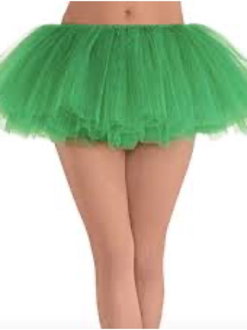 Bright Green Layered Tulle Tutu Skirt